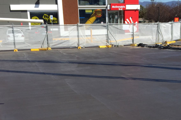 Mc Donalds carpark